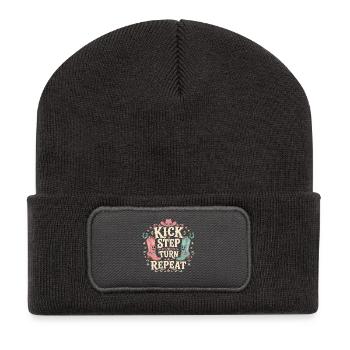 Kick Step Turn Repeat - Recycled Patch Beanie - dark grey - Front