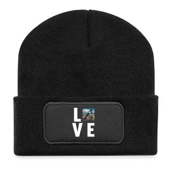 Magpies Magpie - Recycled Patch Beanie - black - Front
