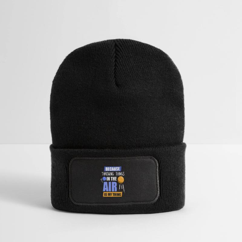 Diskuswurf Diskuswerfen Diskus diskuswerfer Recycelte Patch Beanie