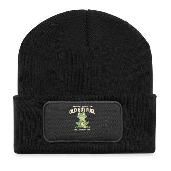 Old Guy Fuel Frog Tee - Recycled Patch Beanie - black - Front