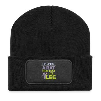 Rat, house rat, rat owner, rat lover - Recycled Patch Beanie - black - Front