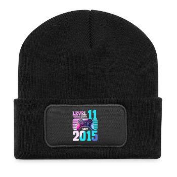 11. Geburtstag Gaming Gamer - Recycelte Patch Beanie - Schwarz - Vorne