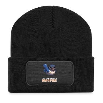 Magpies Magpie - Recycled Patch Beanie - black - Front