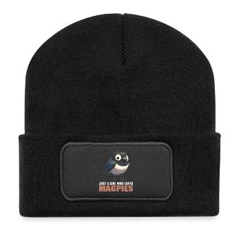 Magpies Magpie - Recycled Patch Beanie - black - Front