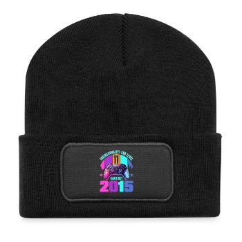 11. Geburtstag Junge Mädchen - Recycelte Patch Beanie - Schwarz - Vorne