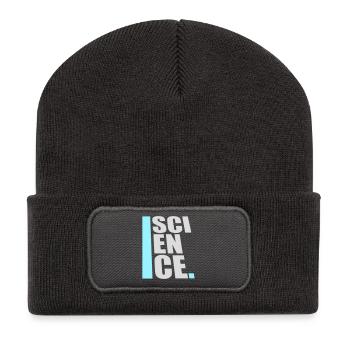 Science Science Statement Nerd Education Saying - Recycled Patch Beanie - dark grey - Front
