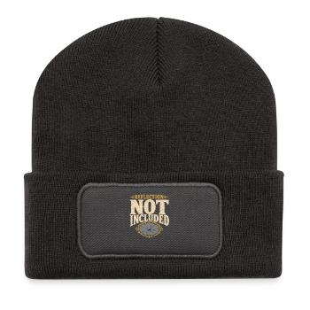 Spukspiegel, Verfluchter Spiegelgeist Im Spiegel, - Recycelte Patch Beanie - Dunkelgrau - Vorne