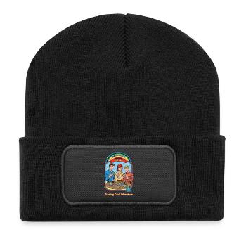 Trade Collect Repeat Trading Card Adventure - Recycled Patch Beanie - black - Front