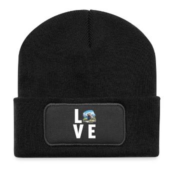 Murmeltiere Murmeltier - Recycelte Patch Beanie - Schwarz - Vorne