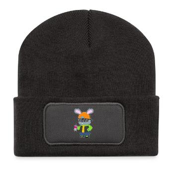 Rabbit Sprayer Spray Can - Recycled Patch Beanie - dark grey - Front
