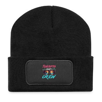 Tenerife Party Crew - Recycled Patch Beanie - black - Front