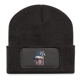 Appaloosa US Appaloosa - Recycled Patch Beanie - dark grey - Front