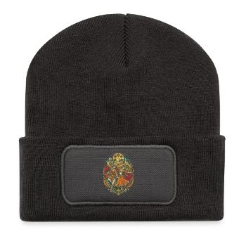 Bollywood - Beanie recyclé à patch - charbon - Devant