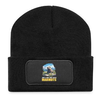 Murmeltiere Murmeltier - Recycelte Patch Beanie - Schwarz - Vorne