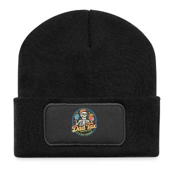 Dad Tax Skeleton Fiesta - Recycled Patch Beanie - black - Front