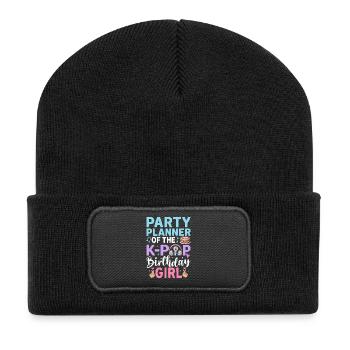 Organisatrice de fêtes de la fille d’anniversaire de K Pop - Beanie recyclé à patch - noir - Devant