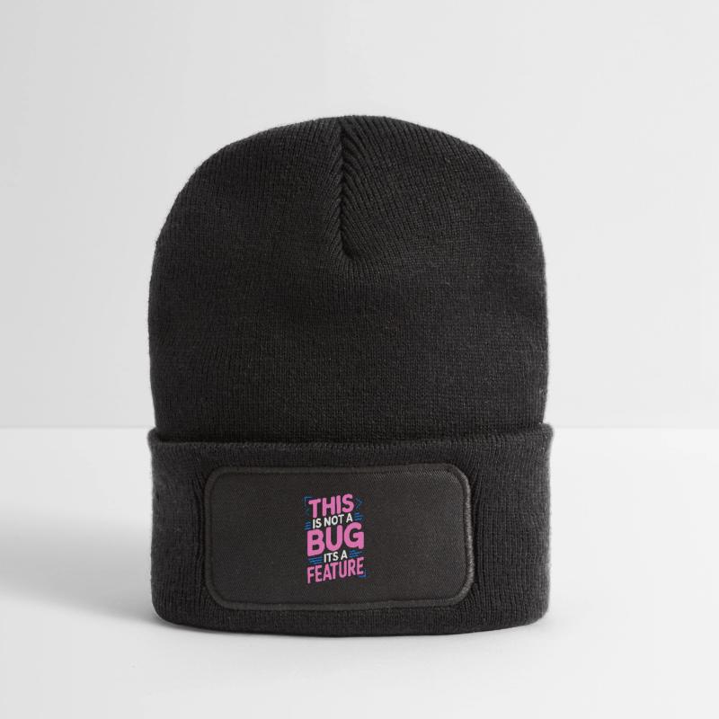 Game Developer This Is Not A Bug Game Programming Recycelte Patch Beanie