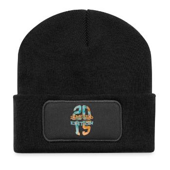 LIMITED EDITION 2015 11 JAHRE 11. GEBURTSTAG - Recycelte Patch Beanie - Schwarz - Vorne