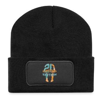 LIMITED EDITION 2011 15 JAHRE 15. GEBURTSTAG - Recycelte Patch Beanie - Schwarz - Vorne