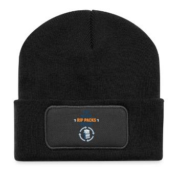 Eat Sleep Rip Packs Repeat-Sammelkarten-Booster - Recycelte Patch Beanie - Schwarz - Vorne
