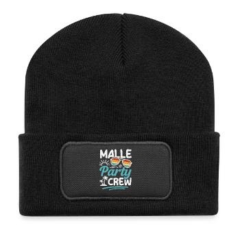 Équipe de fête Malle Groupes de vacances à Majorque - Beanie recyclé à patch - noir - Devant