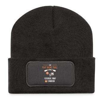 Passion quotidienne du basket - Beanie recyclé à patch - charbon - Devant