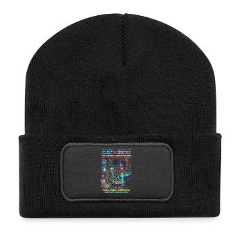 Alien vs Bigfoot – Cabin Showdown Gaming - Recycled Patch Beanie - black - Front
