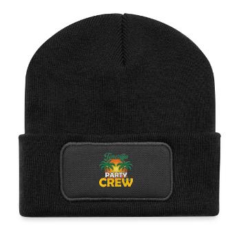 Tenerife Party Crew - Recycled Patch Beanie - black - Front