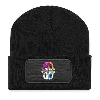 LIMITED EDITION 2000 26 JAHRE 26. GEBURTSTAG - Recycelte Patch Beanie - Schwarz - Vorne