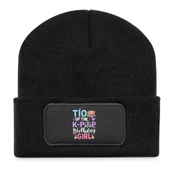 Tío of The K-Pop Birthday Girl - Recycled Patch Beanie - black - Front