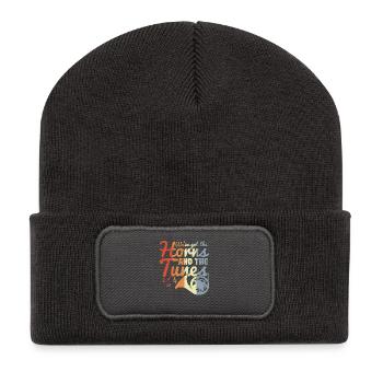 We've Got the Horns and the Tunes - Recycelte Patch Beanie - Dunkelgrau - Vorne