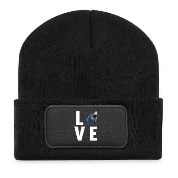 Sharks Shark - Recycled Patch Beanie - black - Front