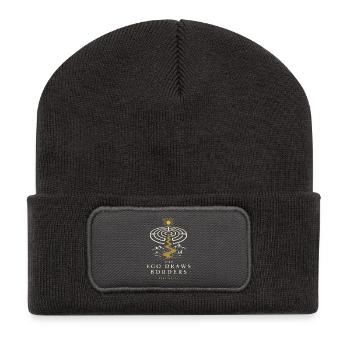 Ego Labyrinth - Recycled Patch Beanie - dark grey - Front