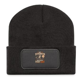 My power surrounds every base baseball Philipper - Recycled Patch Beanie - dark grey - Front
