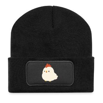 Chicken - Recycled Patch Beanie - black - Front