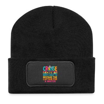 L’équipage de croisière est le plus susceptible de confondre le capitaine - Beanie recyclé à patch - noir - Devant