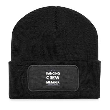 Équipe de danse - Beanie recyclé à patch - noir - Devant