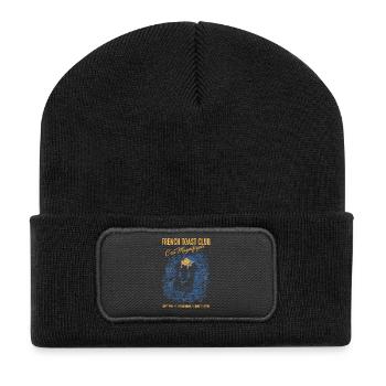 Breakfast French Toast Club Cest Magnifique Brunch - Recycled Patch Beanie - black - Front