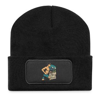 Ultra Trail Running - Beanie recyclé à patch - noir - Devant
