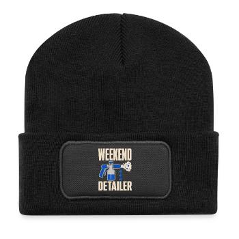Garage Detailer Car Detailing Car Detailer - Recycled Patch Beanie - black - Front