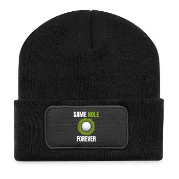 Bachelor Party Hole - Recycled Patch Beanie - black - Front