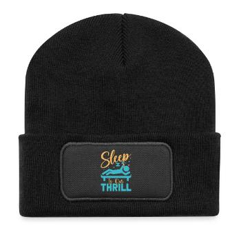 Anesthesiologist Our Thrill Anesthesia - Recycelte Patch Beanie - Schwarz - Vorne
