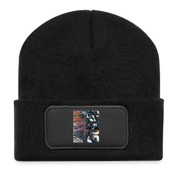 WELTRAUM 17 JAHRE 2009 ASTRONAUT 17. GEBURTSTAG - Recycelte Patch Beanie - Schwarz - Vorne