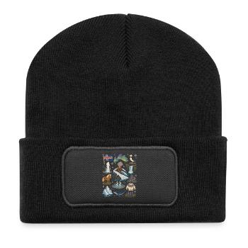Iceland | Volcanoes, Geysers & Northern Lights - Recycled Patch Beanie - black - Front