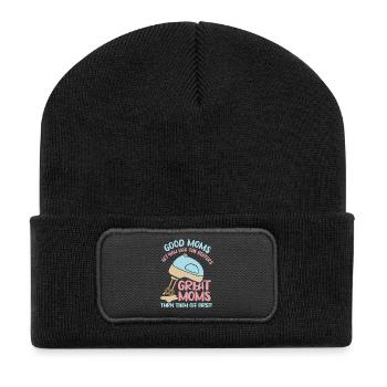 Cake Baking Pastry Chef Cake Baker - Recycled Patch Beanie - black - Front