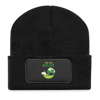 Cake Baking Pastry Chef Cake Baker - Recycled Patch Beanie - black - Front