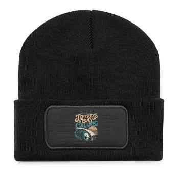 Jeffreys Bay Surfing - Recycled Patch Beanie - black - Front