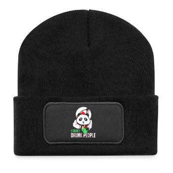 Serveur Barman Barchef - Beanie recyclé à patch - noir - Devant