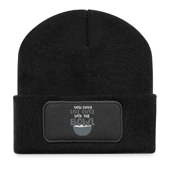 Cake Baking Pastry Chef Cake Baker - Recycled Patch Beanie - black - Front
