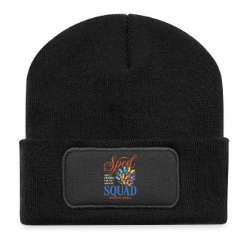Sped Squad Butterfly Special Education Teacher - Recycled Patch Beanie - black - Front